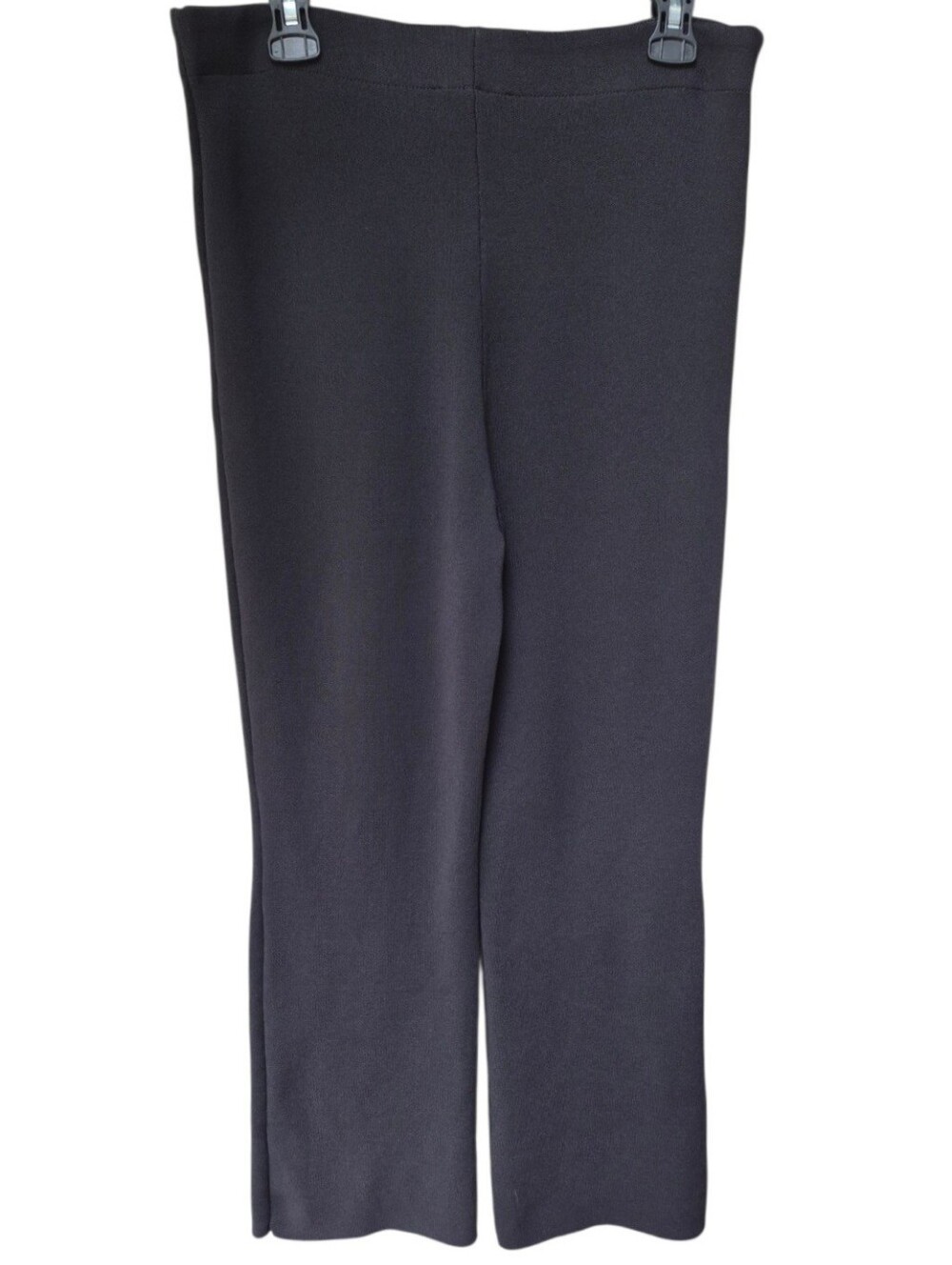 Tuckernuck Knit Compression High Rise Black Ankle Pants Size L